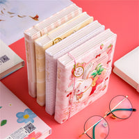 36k Notebook Cute Girl 112 Color Page with Magnetic Buckle Exquisite Hand Ledger Diary Student Stationery Notepad Creative gifts