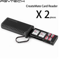 PGYTECH CreateMate High-Speed Card Reader & Case SD TF SIM Dual Slot Data Transfer Memory Card USB 3.1 Type-C For Cameras/phone