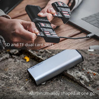 PGYTECH CreateMate High-Speed Card Reader & Case SD TF SIM Dual Slot Data Transfer Memory Card USB 3.1 Type-C For Cameras/phone