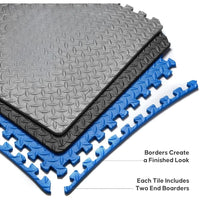 Home Gym Mat, Puzzle Exercise Mat, 1of EVA Interlocking Foam Floor Tiles for Home Workout Equipment and Kids' Play Areas