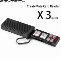 PGYTECH CreateMate High-Speed Card Reader & Case SD TF SIM Dual Slot Data Transfer Memory Card USB 3.1 Type-C For Cameras/phone