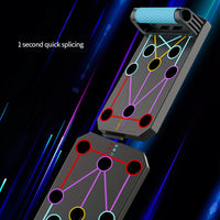 Folding Push-up Board Push-up Support Heavy Duty Portable Fitness Equipment Abdominal Enhancement Support for Strength Training