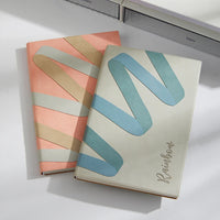 Simple Thicken 192 Pages Work and Study Diary Journal Soft Leather Business School Office Meeting Record Notebook Thick Notepad