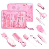9 Pcs/Set Newborn Baby Kids Nail Hair Health Care Thermometer Grooming Brush Kit Care Baby Essentials Newborn Material Safety