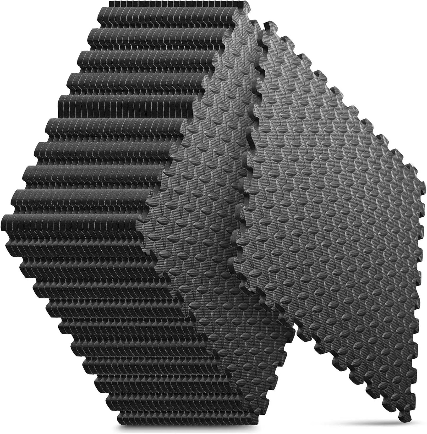 Home Gym Mat, Puzzle Exercise Mat, 1of EVA Interlocking Foam Floor Tiles for Home Workout Equipment and Kids' Play Areas