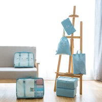 7-piece Set Travel Bag Organizer Clothes Luggage Travel Organizer Blanket Shoes Organizers Bag Suitcase Pouch Packing Cubes