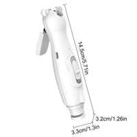 Baby Nail Trimmer Nail Clippers Toddler Nail Trimmer Nail Grinder Rechargeable With LED Lights Nail Clipper Nail Care Set For