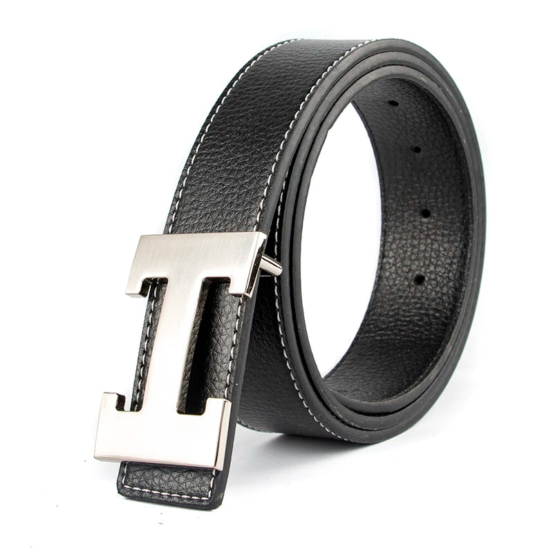 Luxury Brand Designer Pin Buckle H Belt Men High Quality Women Genuine Real Leather Dress Strap for Jeans Waistband Western Goth