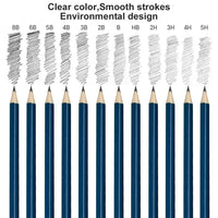 Drawing Pencils Set Colored Pencil and Sketch Pencils Drawing Kit Charcoal Oil Colored Pencil For Students Painting Art Supplies