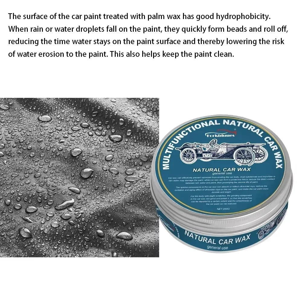 Car Wax Care Surface Cleaner Protective Coating Hydrophobic Paint Crystal Wax Car Wash Top Coat Polish Cleaner