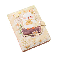 36k Notebook Cute Girl 112 Color Page with Magnetic Buckle Exquisite Hand Ledger Diary Student Stationery Notepad Creative gifts