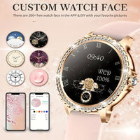 smart Watches for Women for Android and for iPhone Full Touch Screen Watch 100+ Sports Mode Fitness Tracker Watch