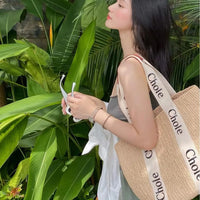 Fashionable Straw Weave Beach Bag Women's Summer Basket Bag New Style Motorcycle Equipment Accessories From China Mainland