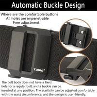 TUSHI Brand 5CM Wide functional wind hanging gun shooting training belt men's versatile workwear casual nylon automatic buckle