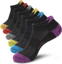 Running Ankle Socks for Women Athletic Cotton Cushioned 5-6 Pairs Workout No Show Socks Women