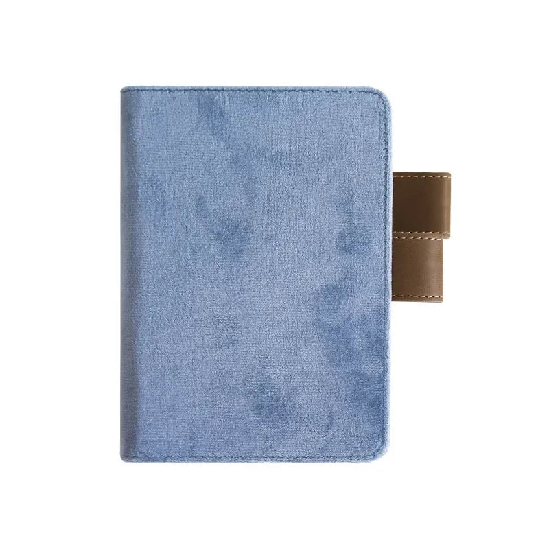 Fromthenon Pure Color Notebook Cover A5 A6 Hobo Planner Book Cover Fabric Art Notebook Shell Student Diary School Stationery