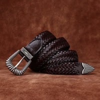 3.0CMNew Luxury Designer Handmade Genuine Leather Women's Belt Jeans Casual Dress Ladies Trendy Belts Fashion Waistband
