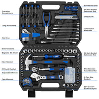 200 PCS Ratchet Wrench Hand Tools Set Combination Socket Adapter Kit Spanner Set General Household Wrench Set Tool