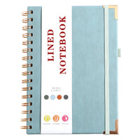 A5 Lined Notebook Spiral Journal Portable Hardcover Notebook Multi-Function Loose-leaf Notebook for Working Note Taking