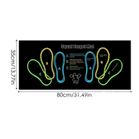 XSXS-Durable Squat Exercise Mat With Visual Step Positions And Knee Placement For Targeted Muscle Workouts