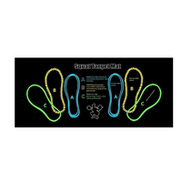 XSXS-Durable Squat Exercise Mat With Visual Step Positions And Knee Placement For Targeted Muscle Workouts